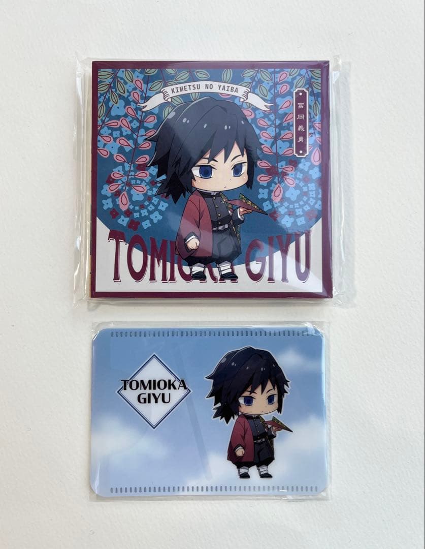 冨岡義勇 メモ帳 パスケース 紙飛行機ver. 成田アニメデッキ×鬼滅の刃