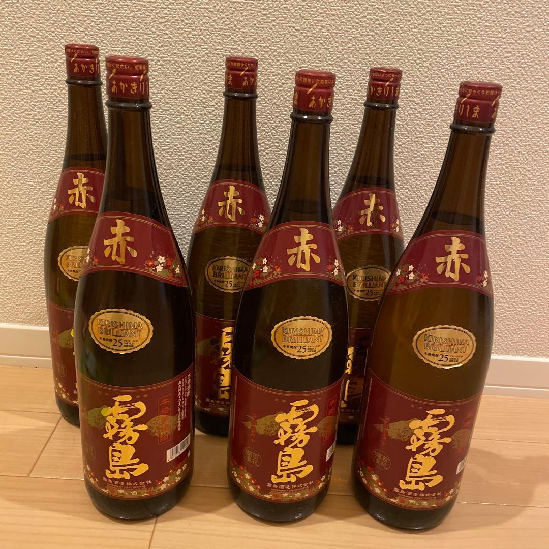 赤霧島 芋焼酎 1.8L 6本セット