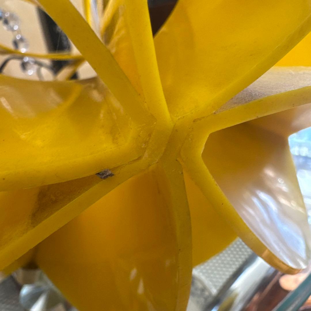 昭和レトロ イエローペンダントライト モダンデザイン