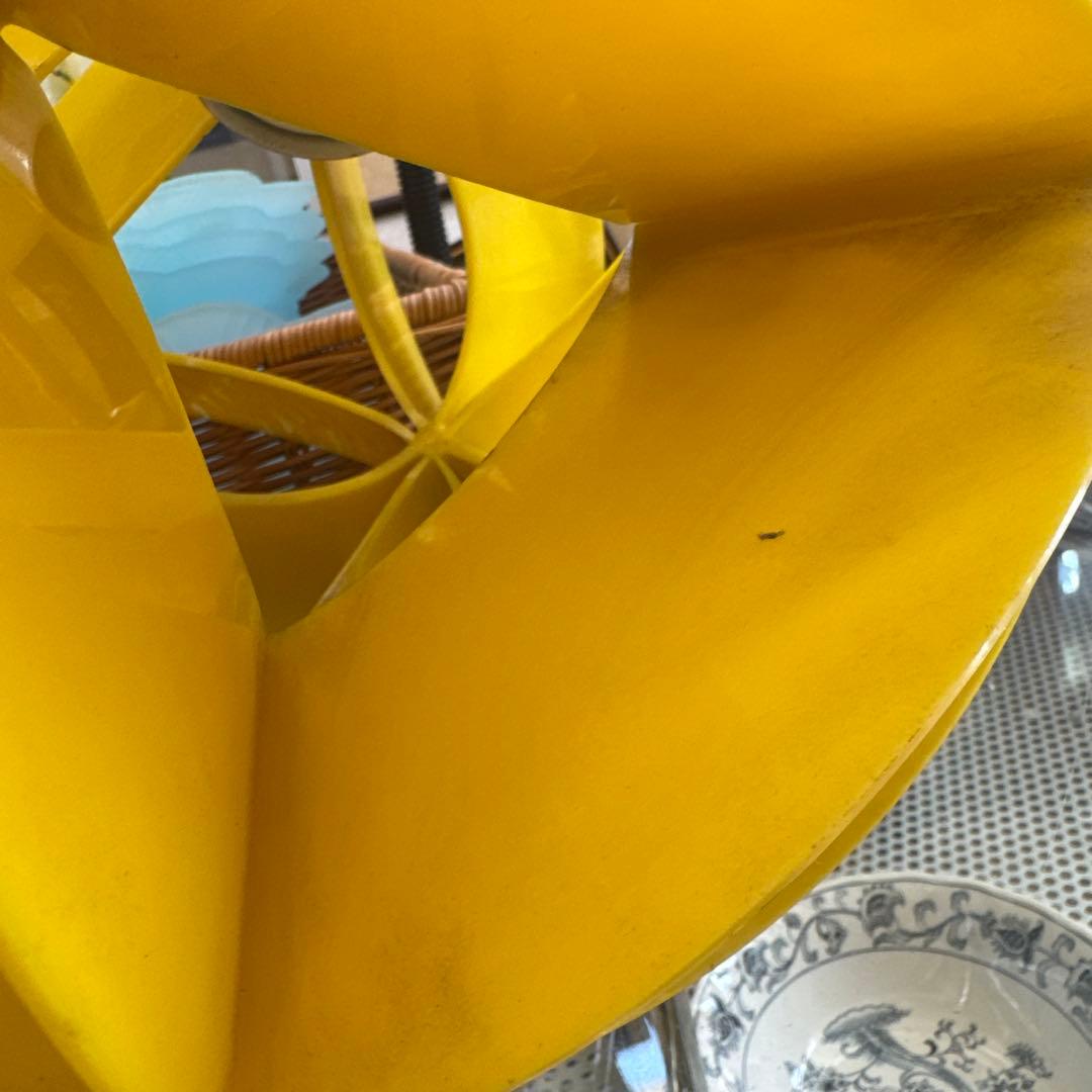 昭和レトロ イエローペンダントライト モダンデザイン