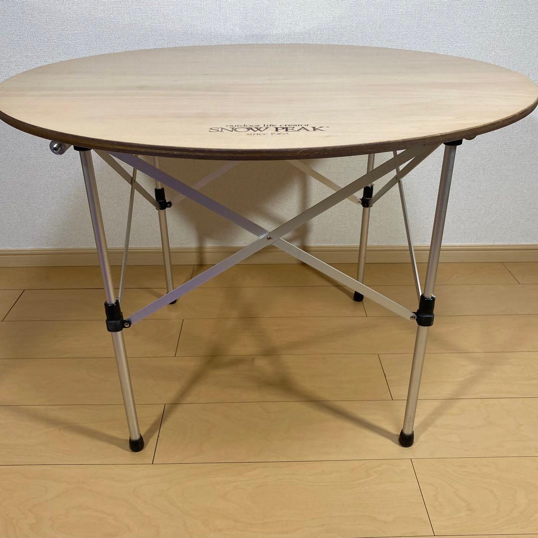 廃盤品〕SNOW PEAK ローテーブルラウンド