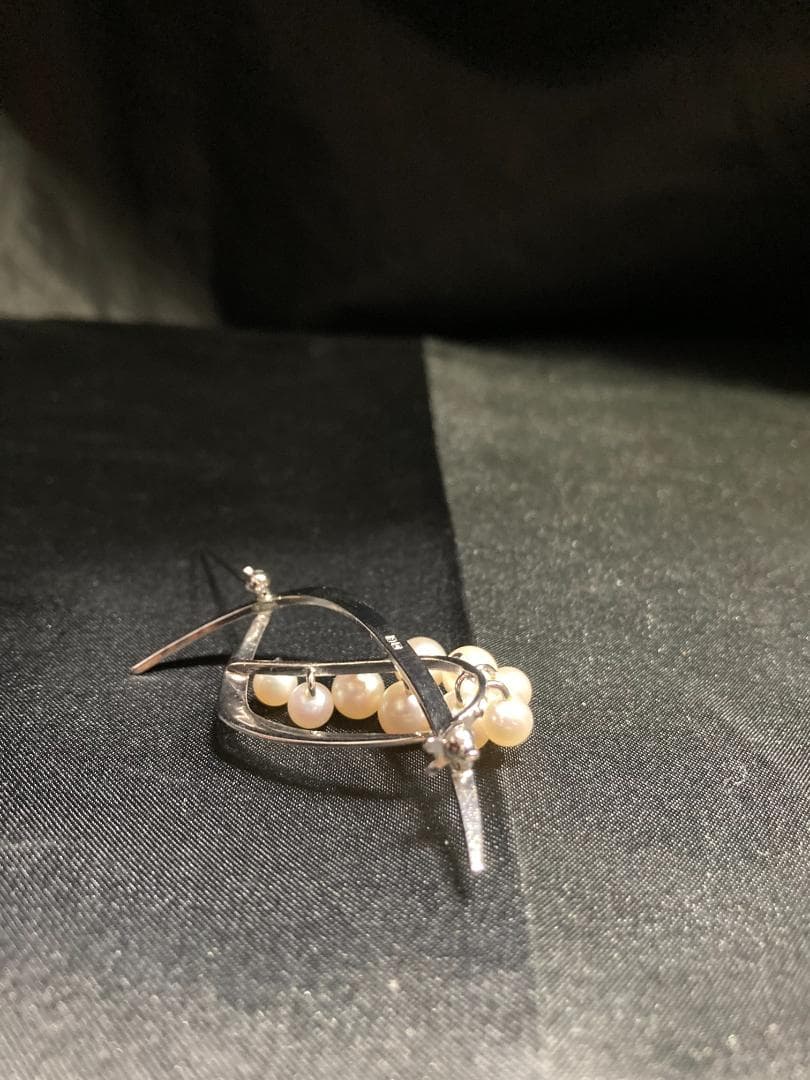 MIKIMOTO ミキモト ブローチ パール 9粒 9珠 925 皇室御用達