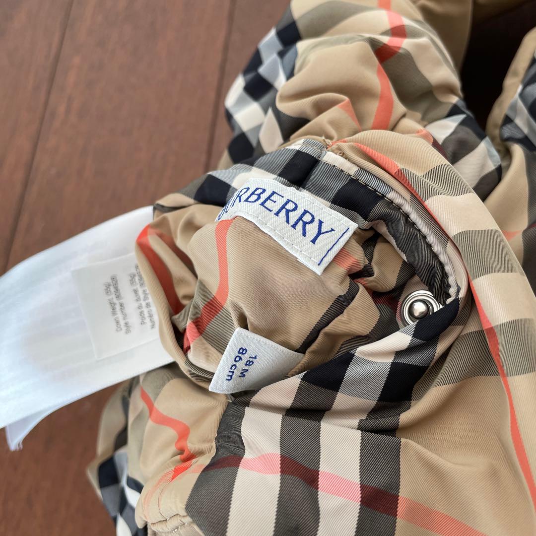 BURBERRYバーバリーリバーシブルダウンベスト