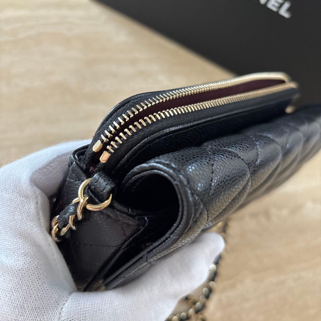 CHANEL ウォレット phoneholder レア！ ブラック 新品同様