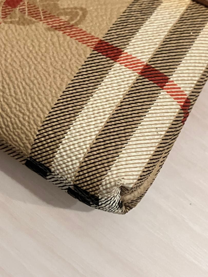 美品　Burberry's バーバリー　ノバチェック　キーリング付ケース