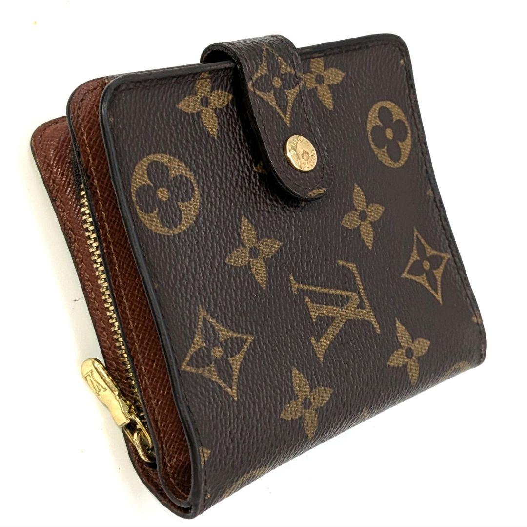 ルイヴィトン モノグラム コンパクトジップ 二つ折り財布 B17 ルイヴィトン モノグラム コンパクトジップ 二つ折り財布 ブラウン