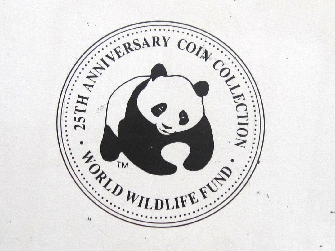 88年 タークスカイコス諸島 WWF25周年記念 プルーフ銀貨 イグアナ