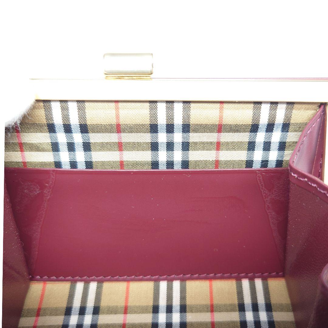 バーバリー　未使用に近い　極美品　レザー＆ノバチェック　ケース　レディース