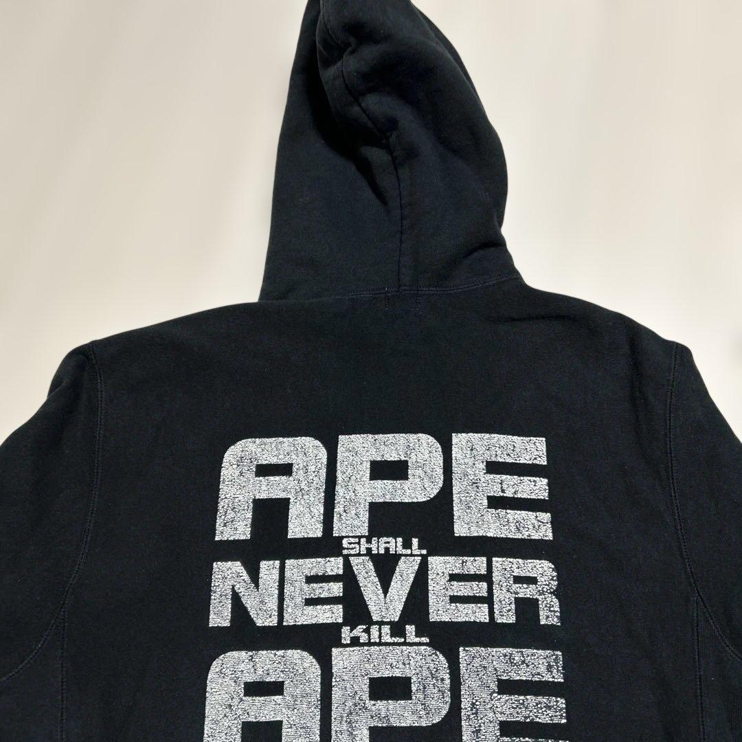 アベイシングエイプ　パーカー　ブラック　Mサイズ