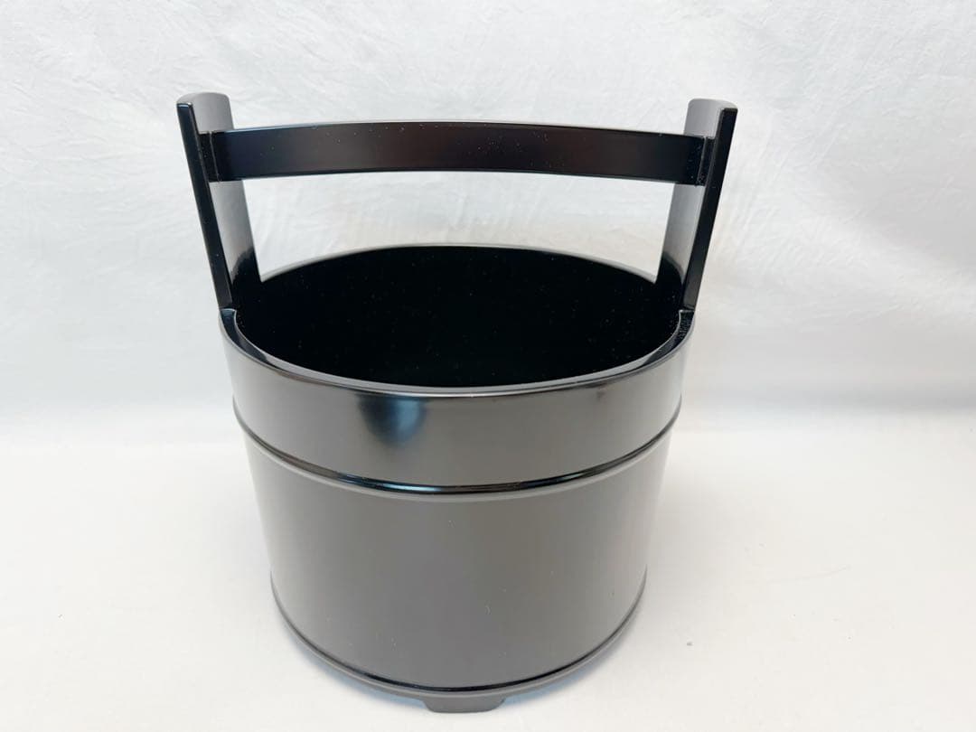 青瓷雲鶴 一重口水指 蓋付き