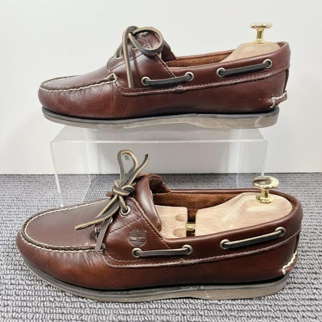ティンバーランド　レザー　クラシック ツーアイ ボートシューズ　26.5cm