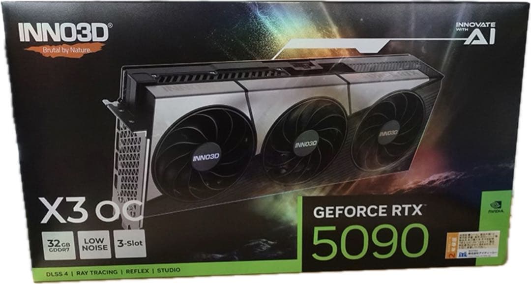 Inno3D GeForce RTX 5090 X3 32GBグラフィックボード - メルカリ