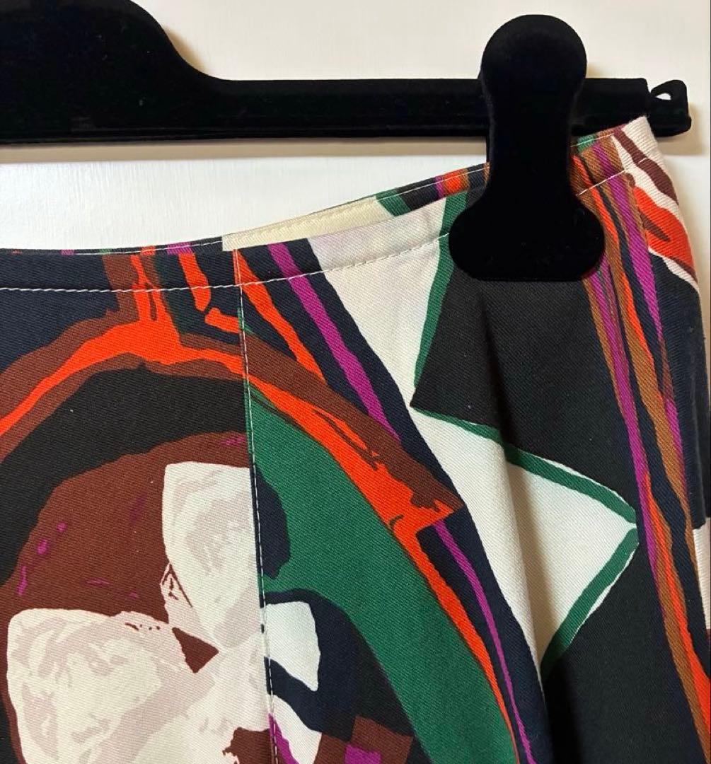 colville 幾何学模様 フレアスカート 40