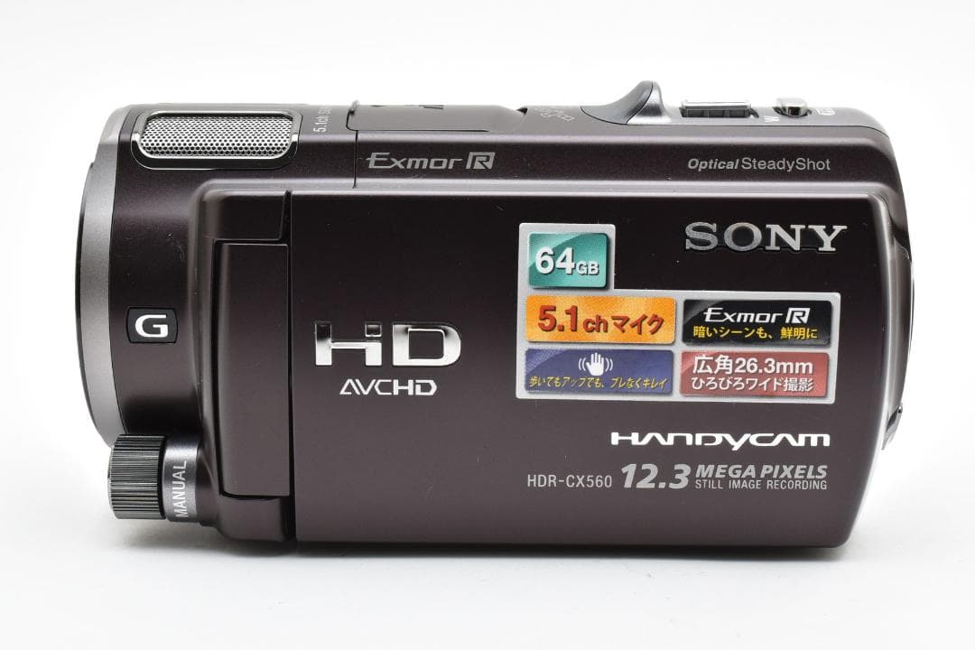 【美品】SONY Handycam HDR-CX560 ブラウン　動作確認済