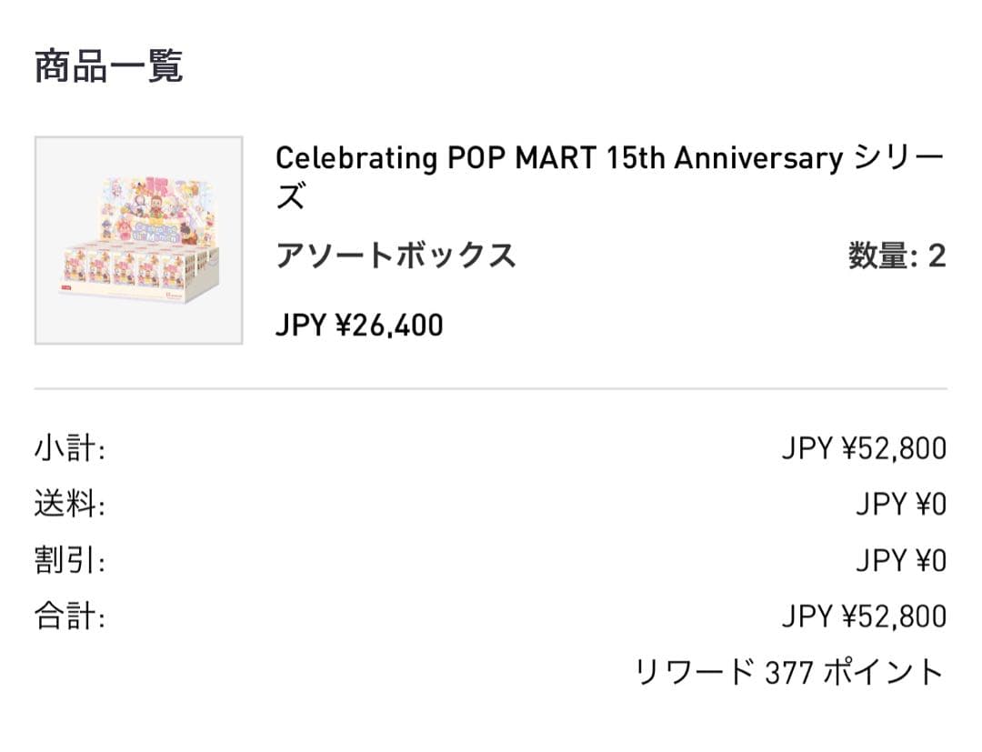 CelebratingPOPMART15th Anniversary 1アソート