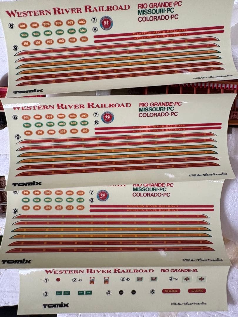 ま*る様 東京ディズニーランドウエスタンリバーレールロード セット Nゲージ 鉄