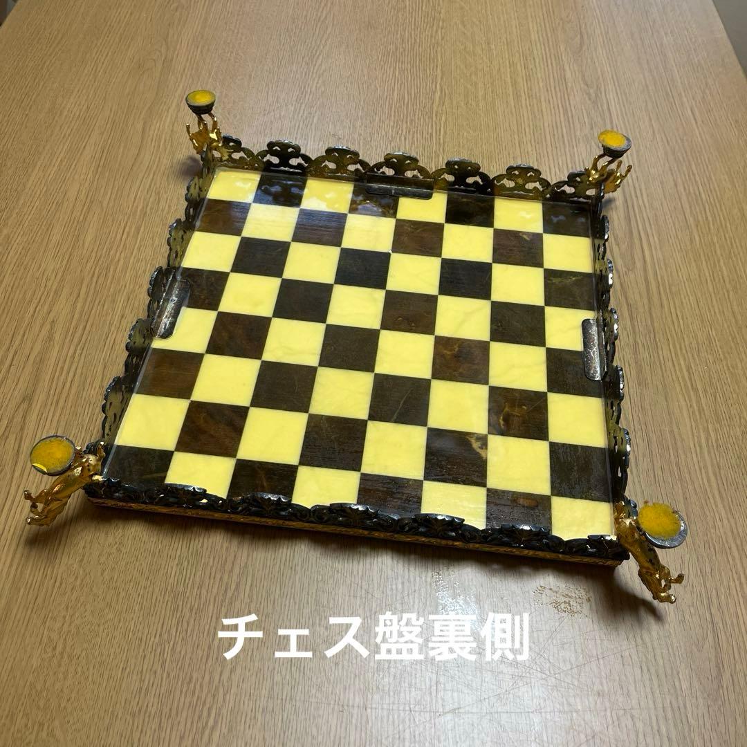 大理石 イタリア製 ヴィンテージ チェスセット - メルカリ