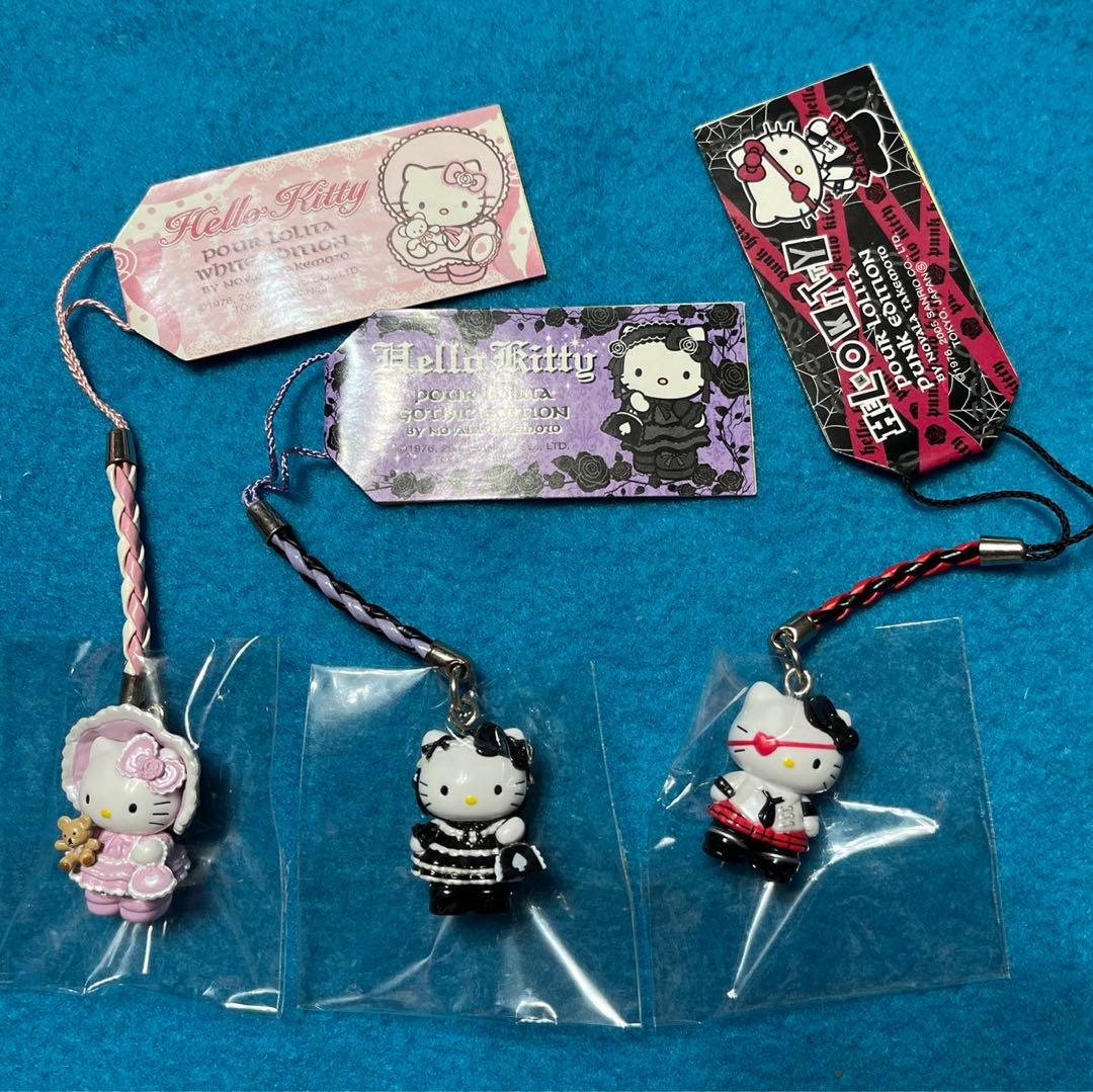 激レア⭐️嶽本野ばら✖️ロリータキティ根付 3種セット