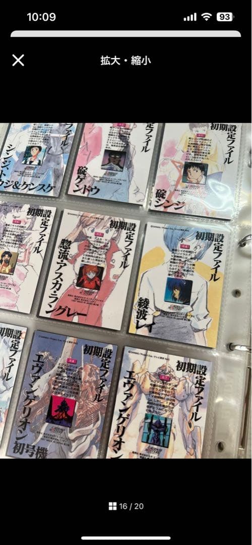 新世紀エヴァンゲリオン 公式バインダー カードダスマスターズ II