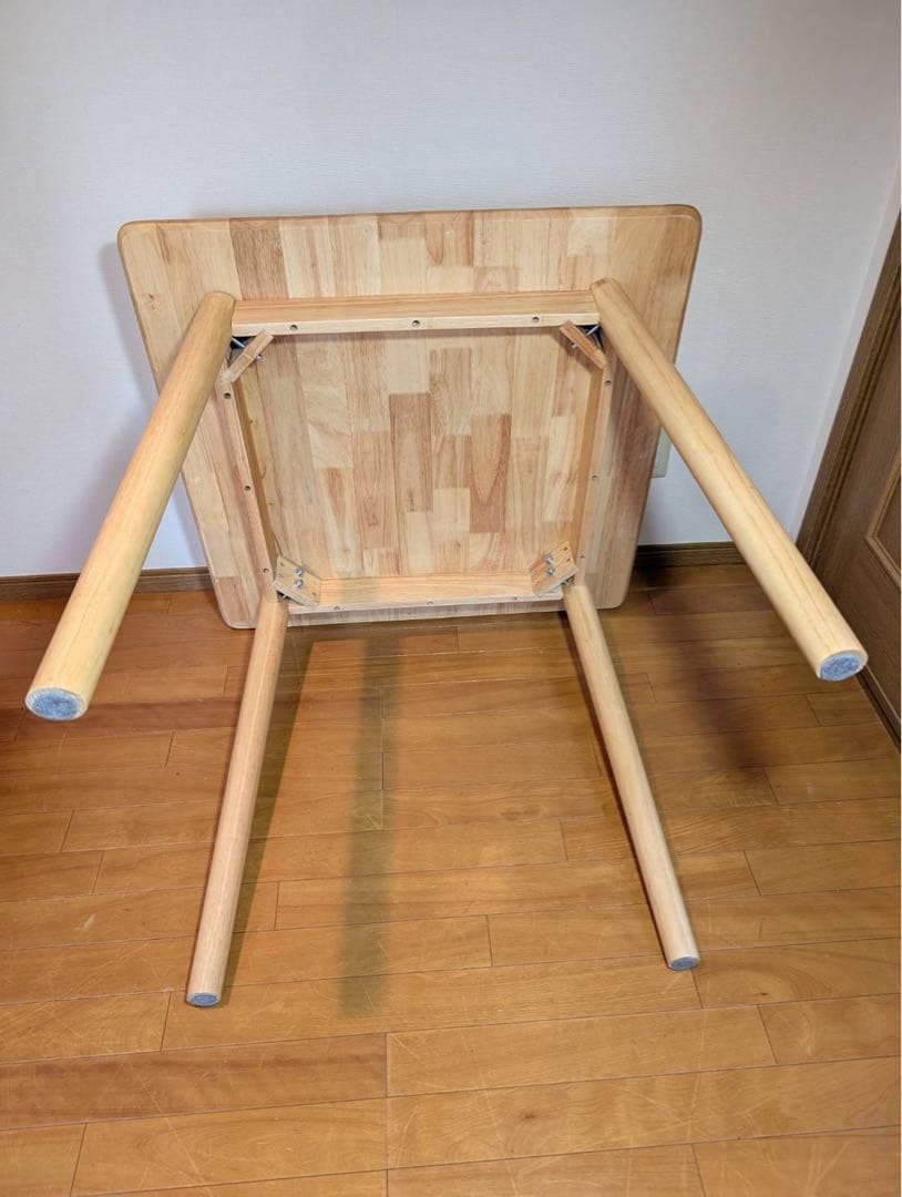 ■送料込■ニコアンド ダイニングデスク 食卓 テーブル 木製机 2人家具