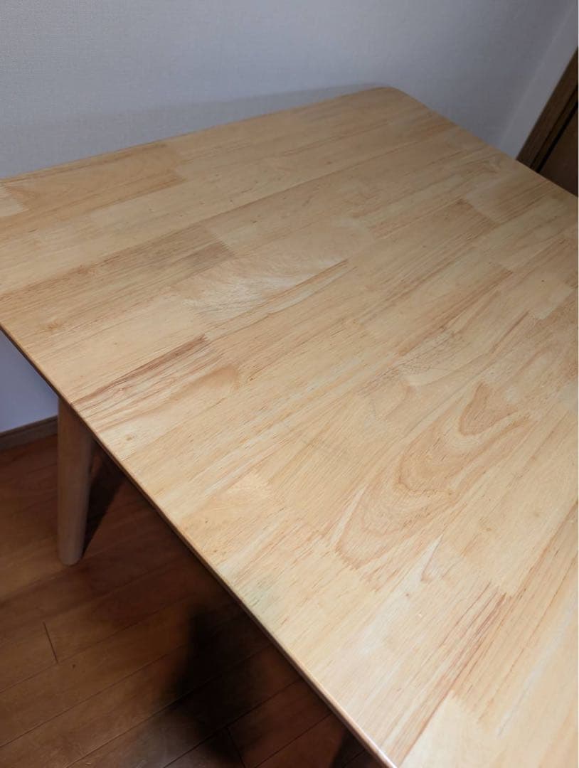 ■送料込■ニコアンド ダイニングデスク 食卓 テーブル 木製机 2人家具