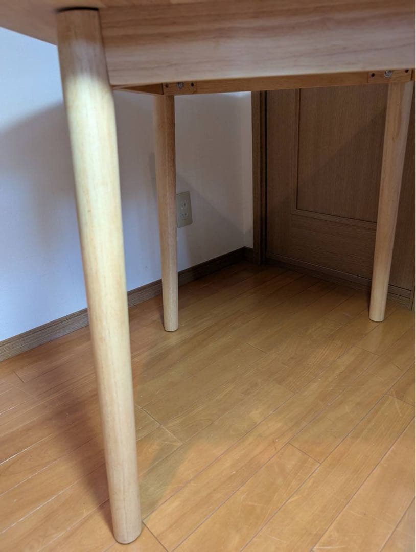 ■送料込■ニコアンド ダイニングデスク 食卓 テーブル 木製机 2人家具