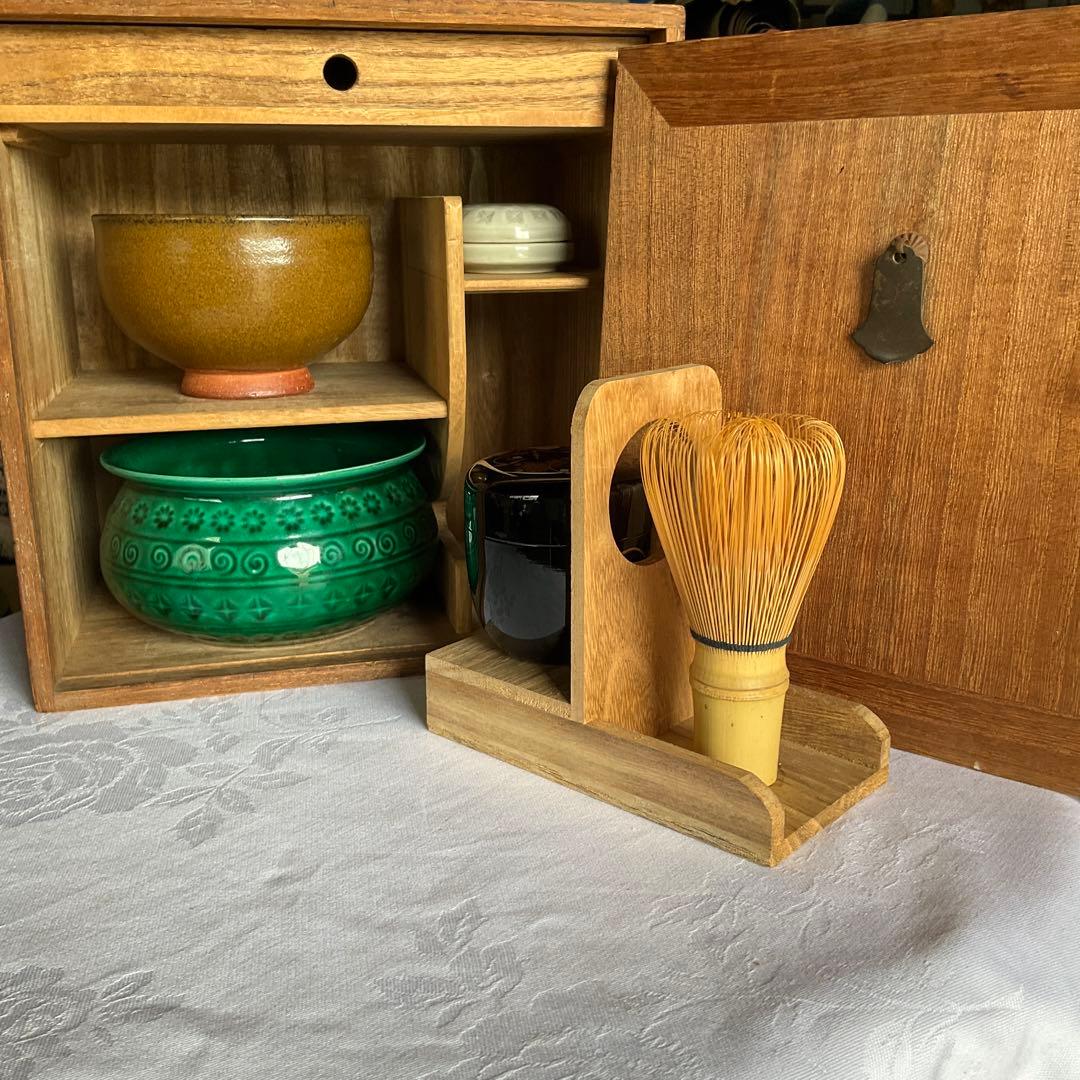 通販販売【茶道具】 旅箪笥 桐木地 *利休好写* 桐旅箪笥*[tan10073