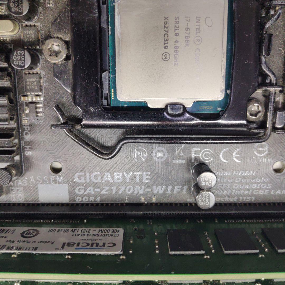 GA-Z170N-WIFI、Intel i7-6700K、8GBメモリ セットの通販はau PAY