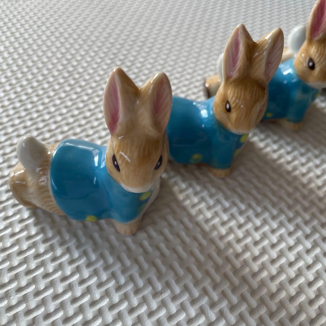 ☆ピーターラビット☆陶器製箸置き5個セット - メルカリ