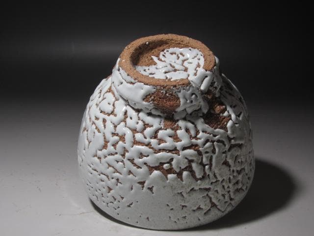 ☆十一代 三輪休雪 茶碗 松風 裏千家 十五代 鵬雲斎