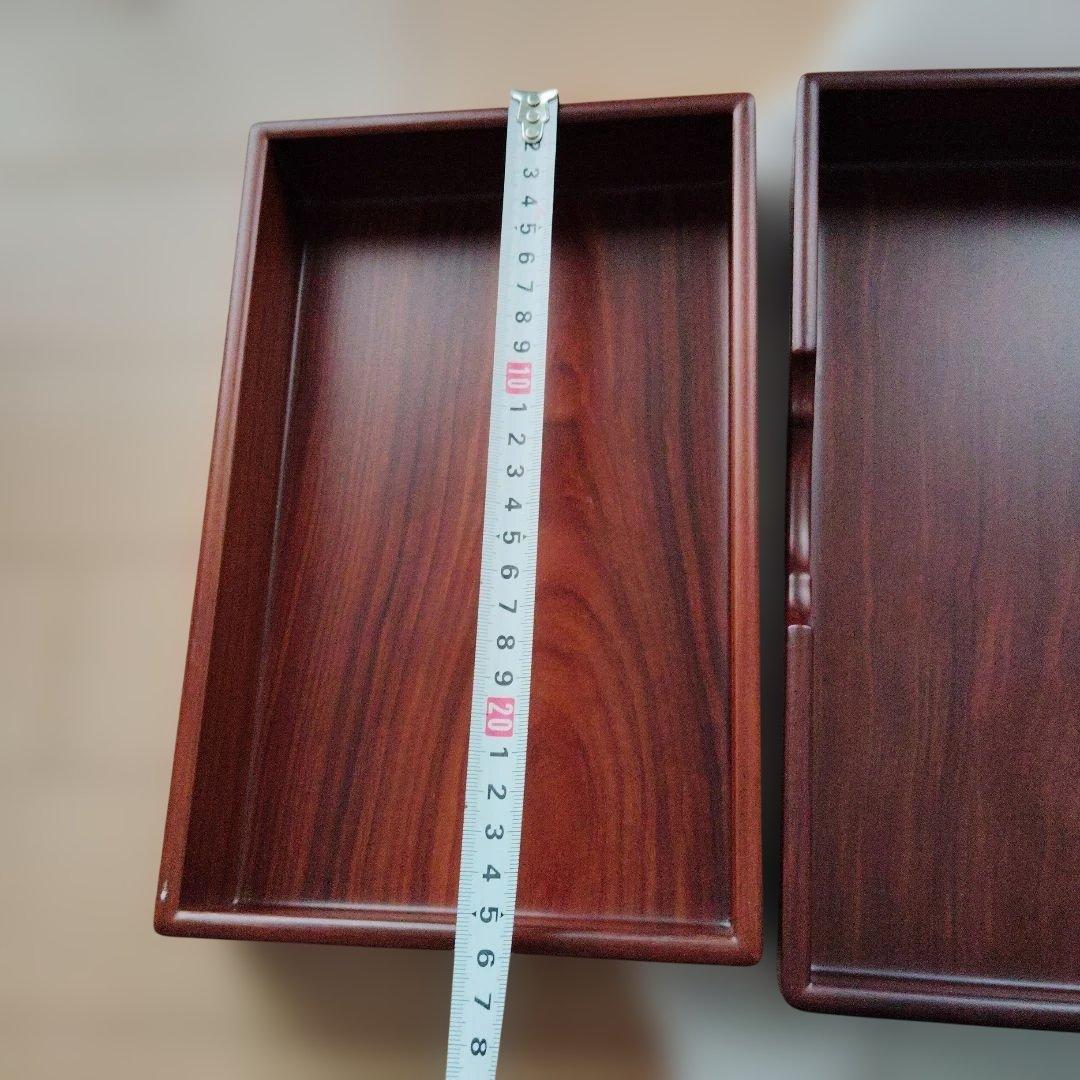 遼雨　本紫檀文章箱　総無垢