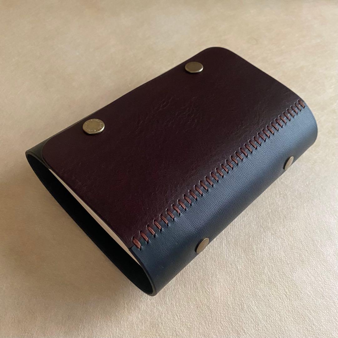 自由手帳 ミニ6 ダークブラウン×ブラック