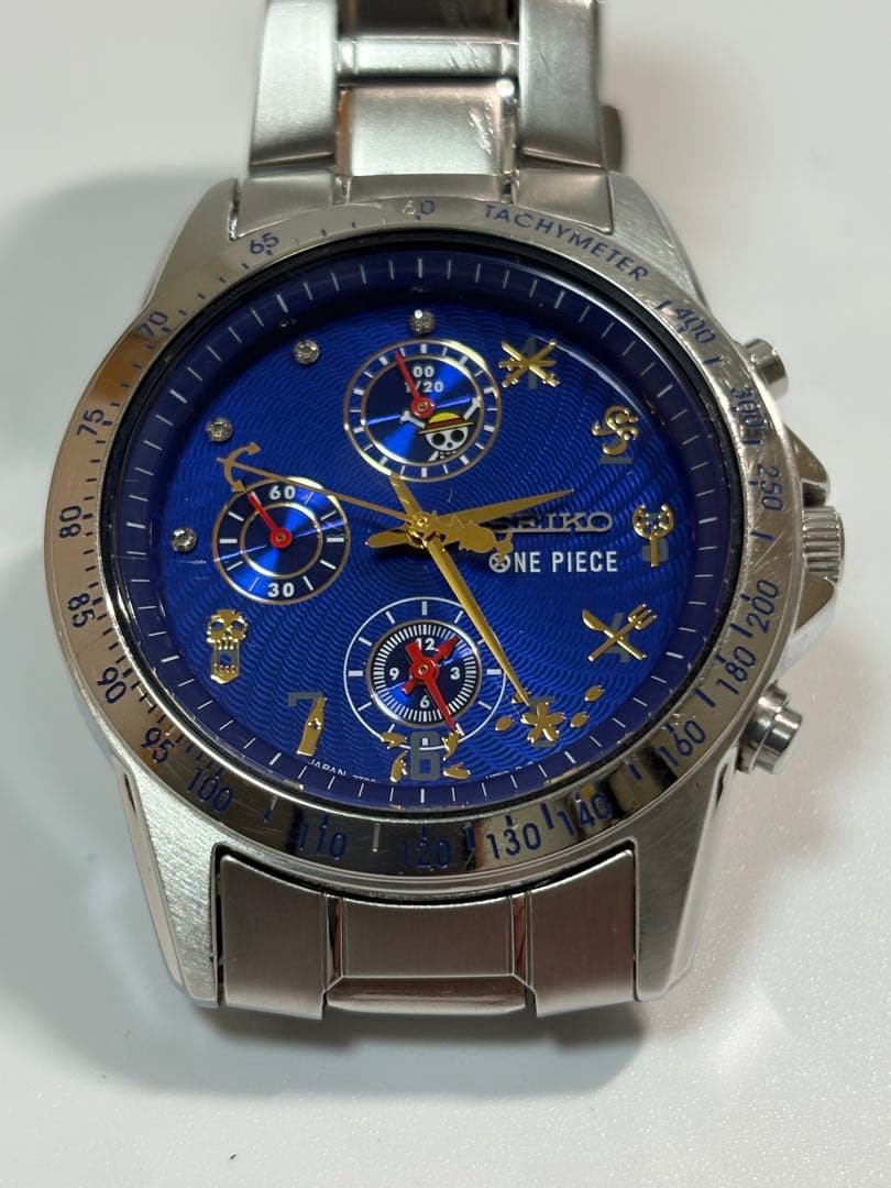 【電池新品】ONE PIECE ワンピース SEIKO セイコー 腕時計 ブルー