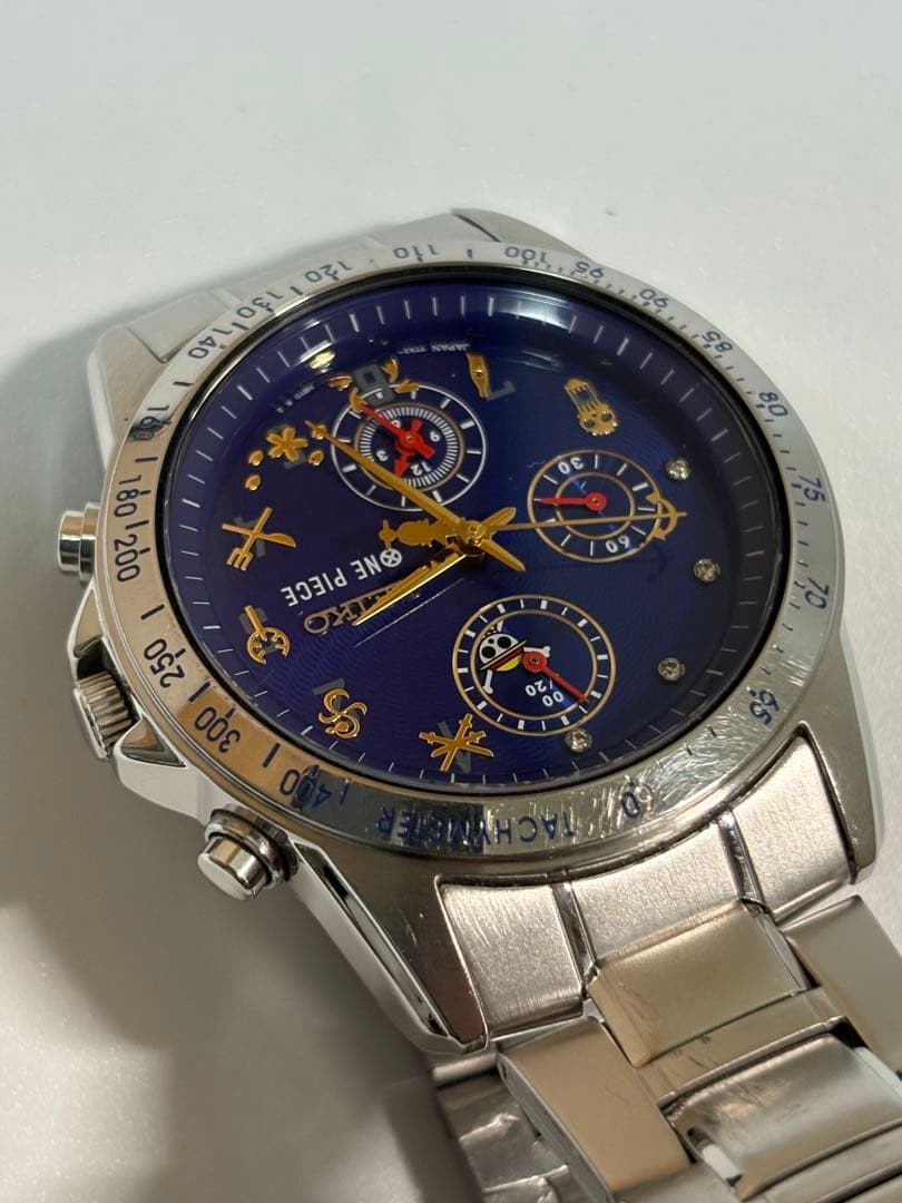 【電池新品】ONE PIECE ワンピース SEIKO セイコー 腕時計 ブルー