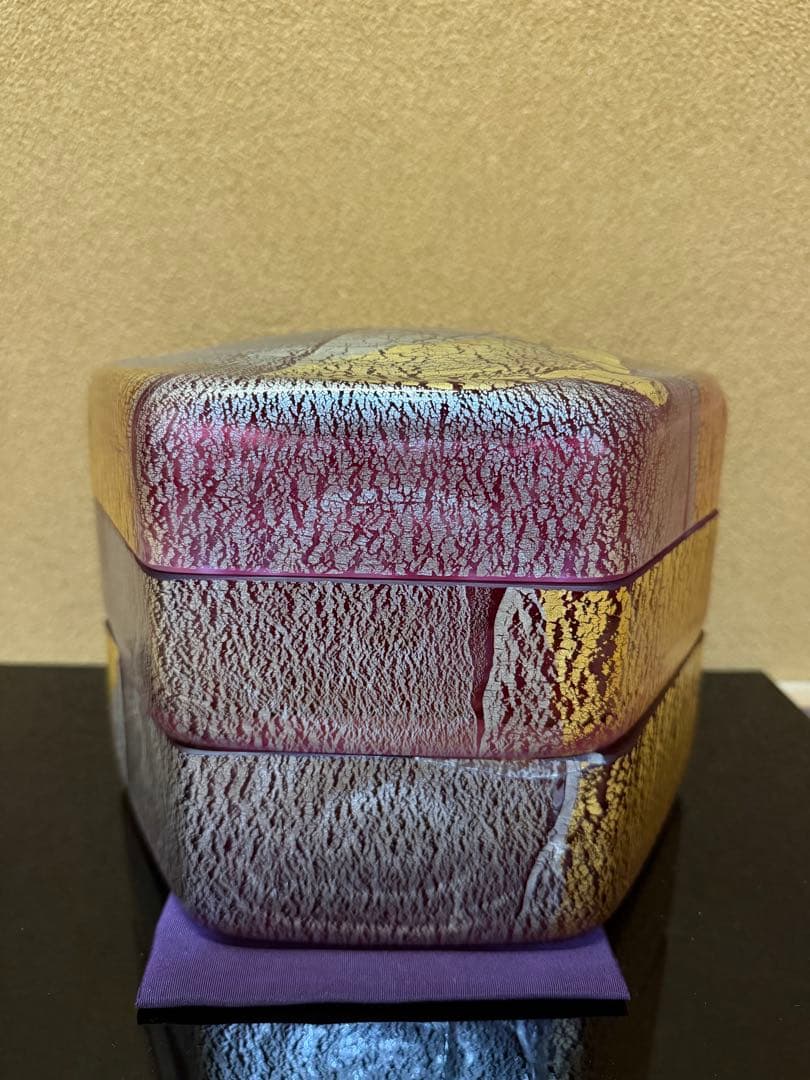 文化勲章 藤田喬平 手吹 飾筥 春千里 潤織箱