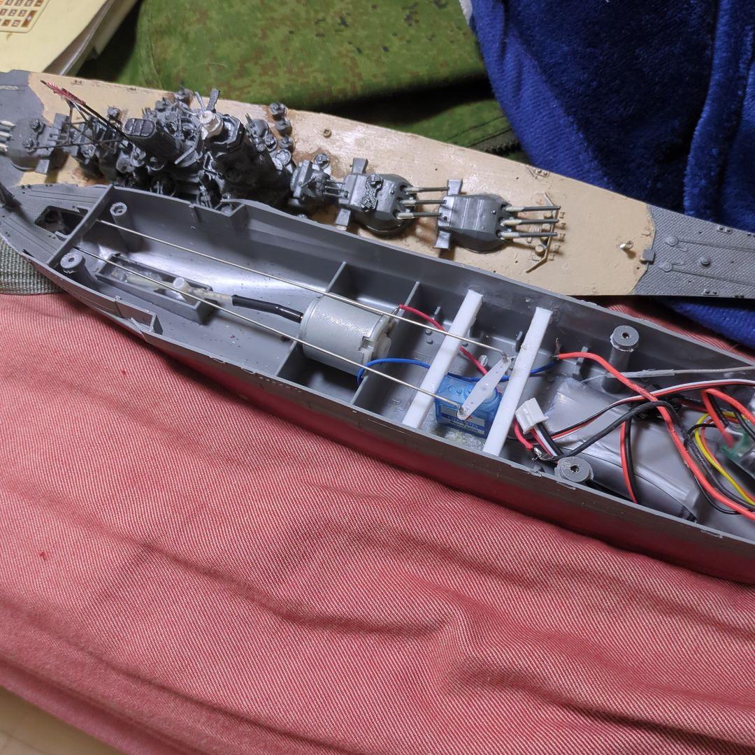 1/600 アリイ　戦艦大和　ラジコン　プロポつき