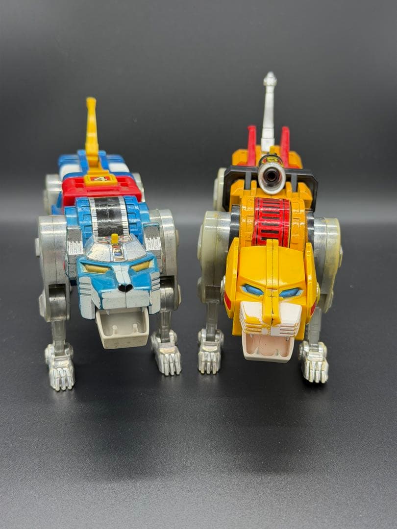 百獣王ゴライオン 青獅子 黄獅子 超合金 ポピー 昭和レトロ 武器パーツセット