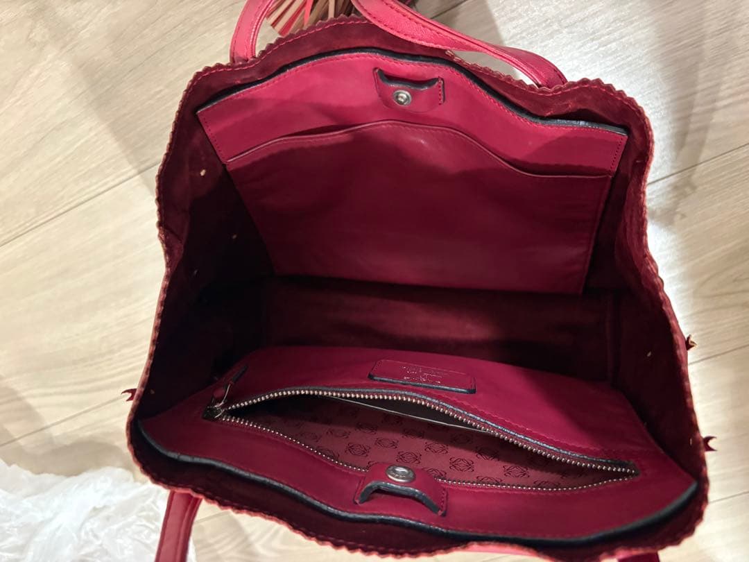 ロエベ　タッセル　リボン　ショルダーバッグ