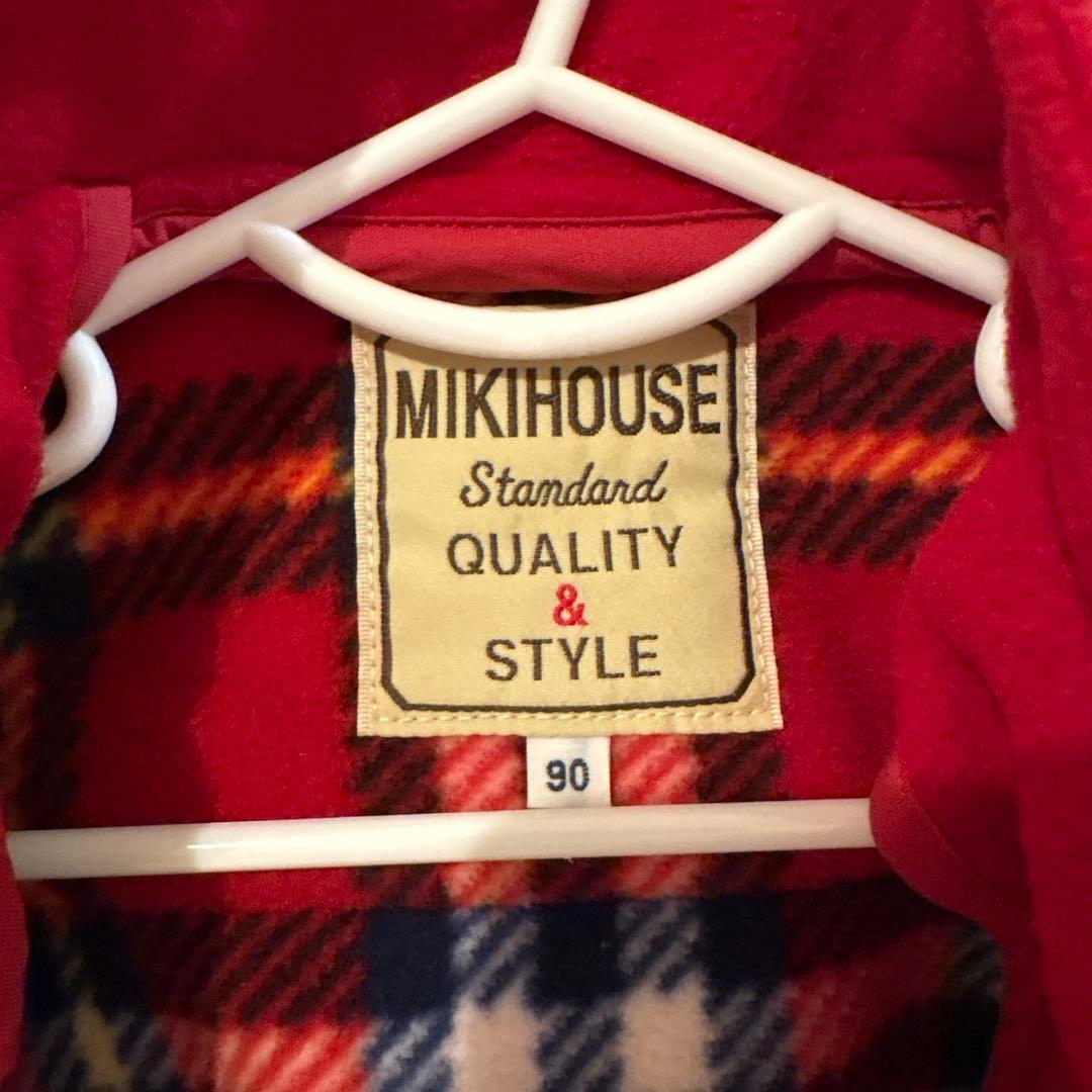 新品未使用　ミキハウス　ダッフルコート　90サイズ