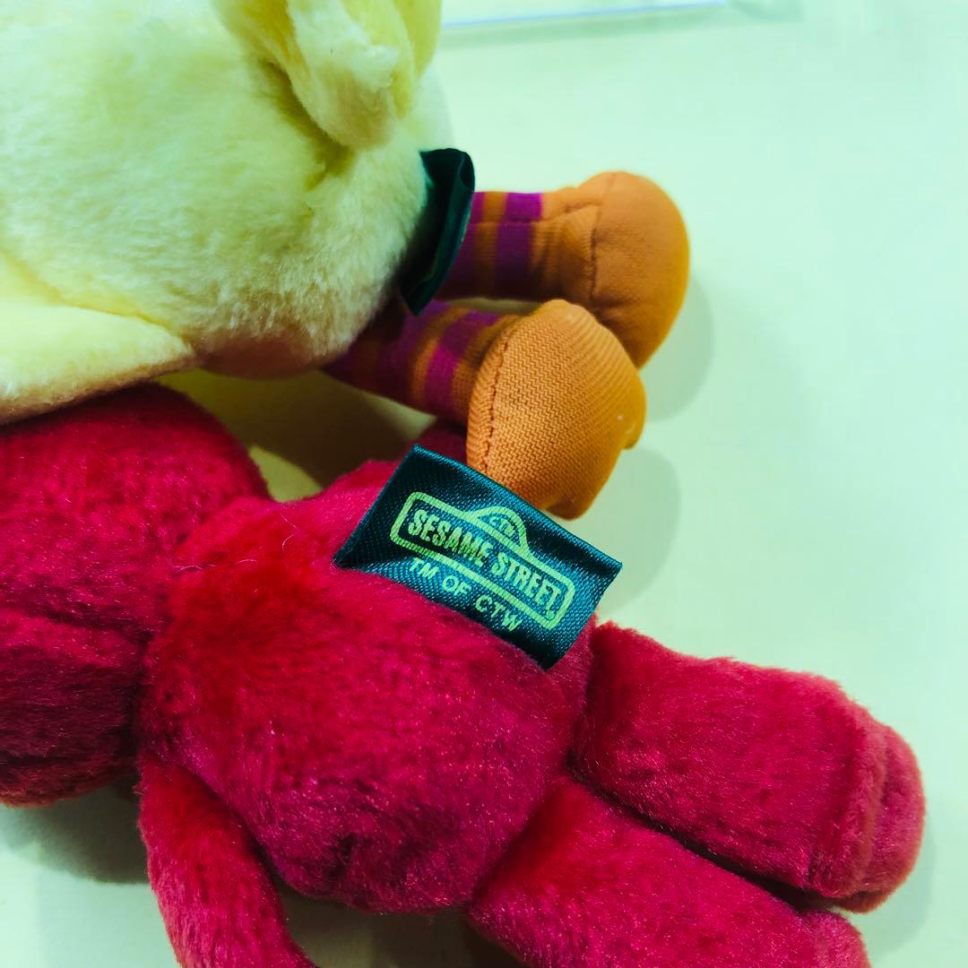 セサミストリート エルモ ビッグバード ぬいぐるみ マスコット 2個