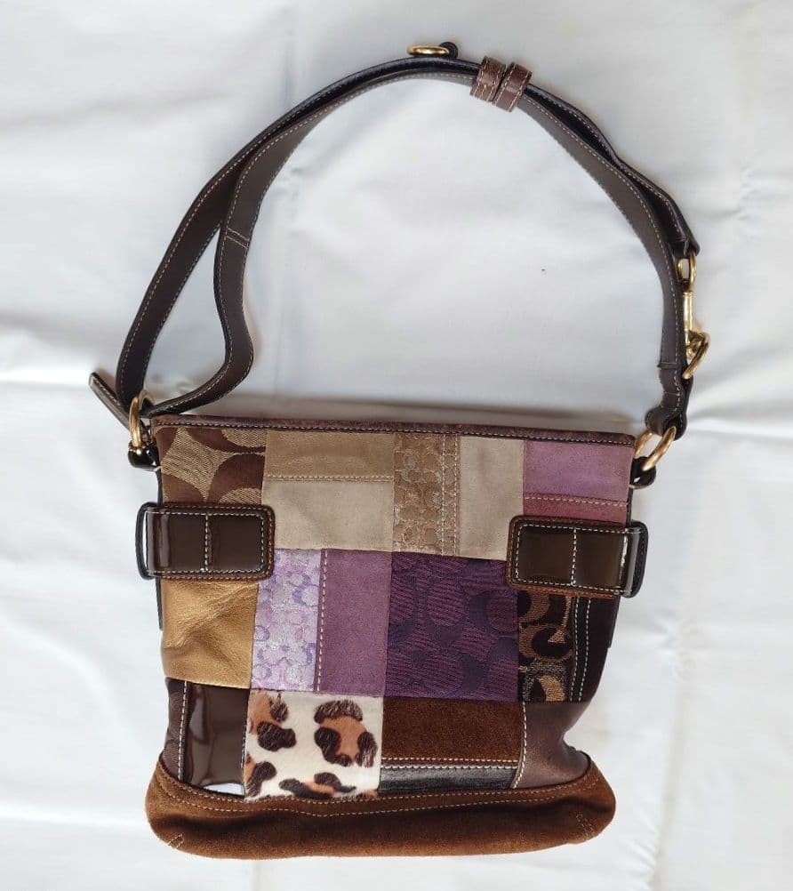希少　COACH パッチワーク マルチ　ショルダーバッグ　ワンショルダー