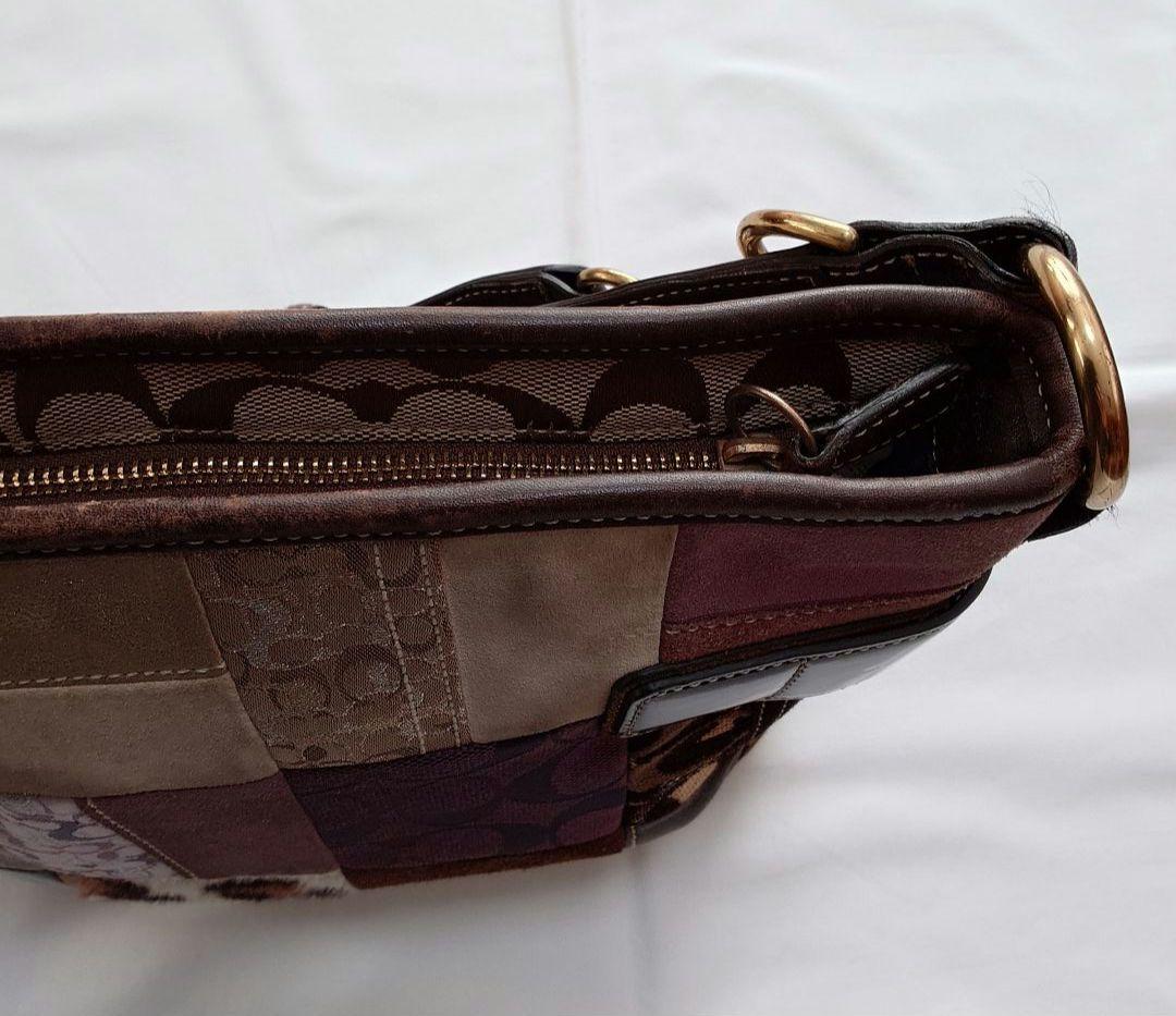 希少　COACH パッチワーク マルチ　ショルダーバッグ　ワンショルダー