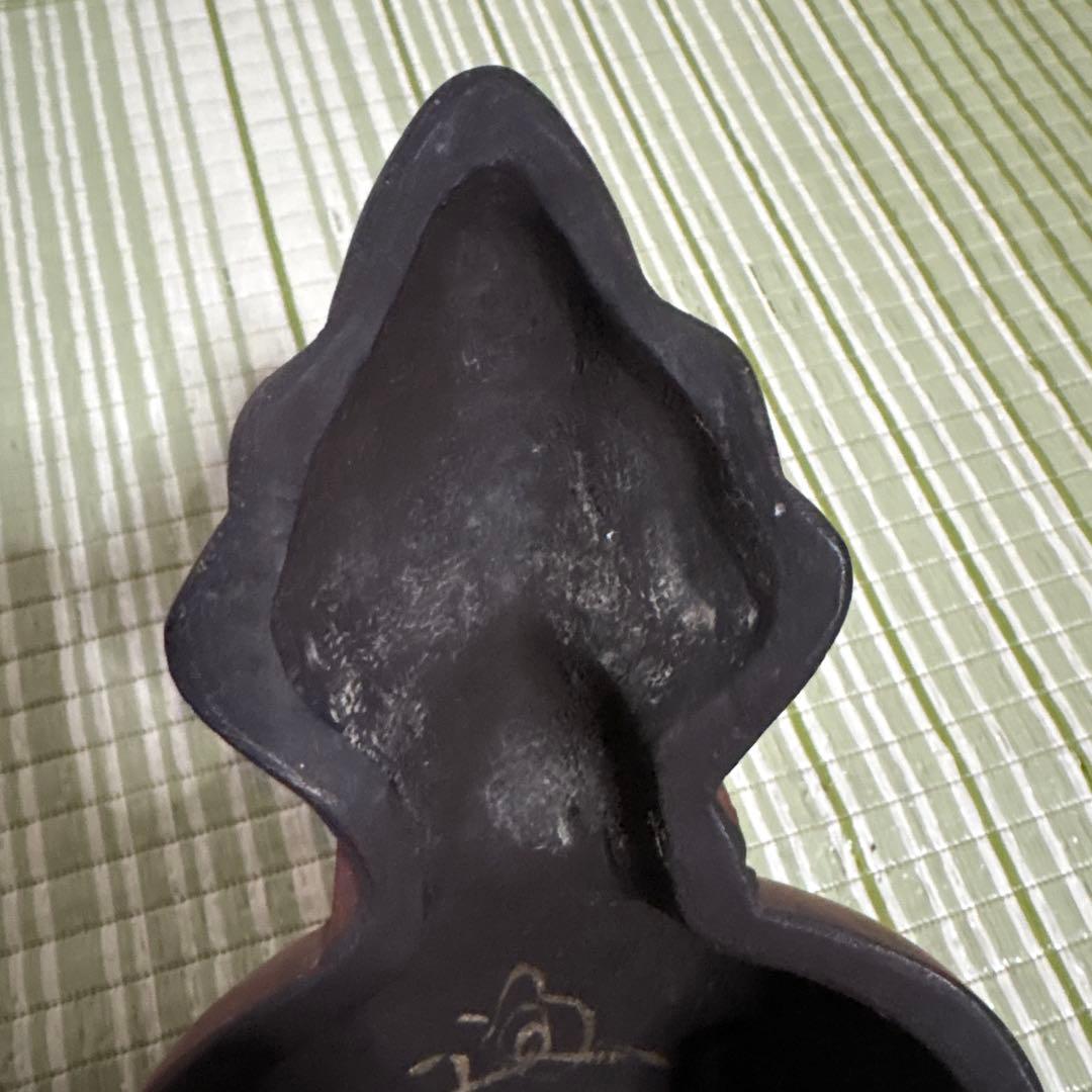 お面 能面 神楽面 仁王 仏具 鬼 男 赤 工芸品 渦 金剛力士 壁掛け