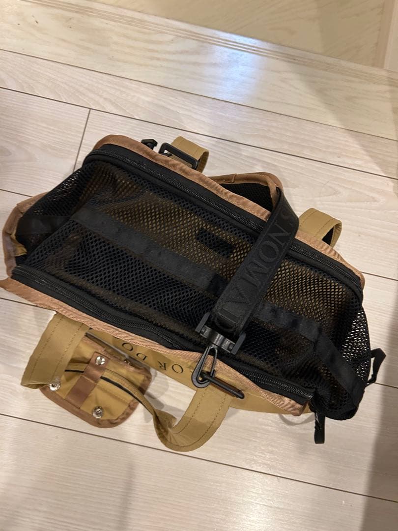 NOMADIS ノマディス ドッグキャリー ペットキャリー スモール ベージュ