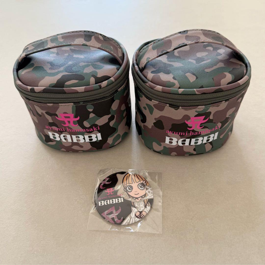 avex - 浜崎あゆみ×BABBI コラボポーチ 缶バッチ2個の通販 by ヤスシン