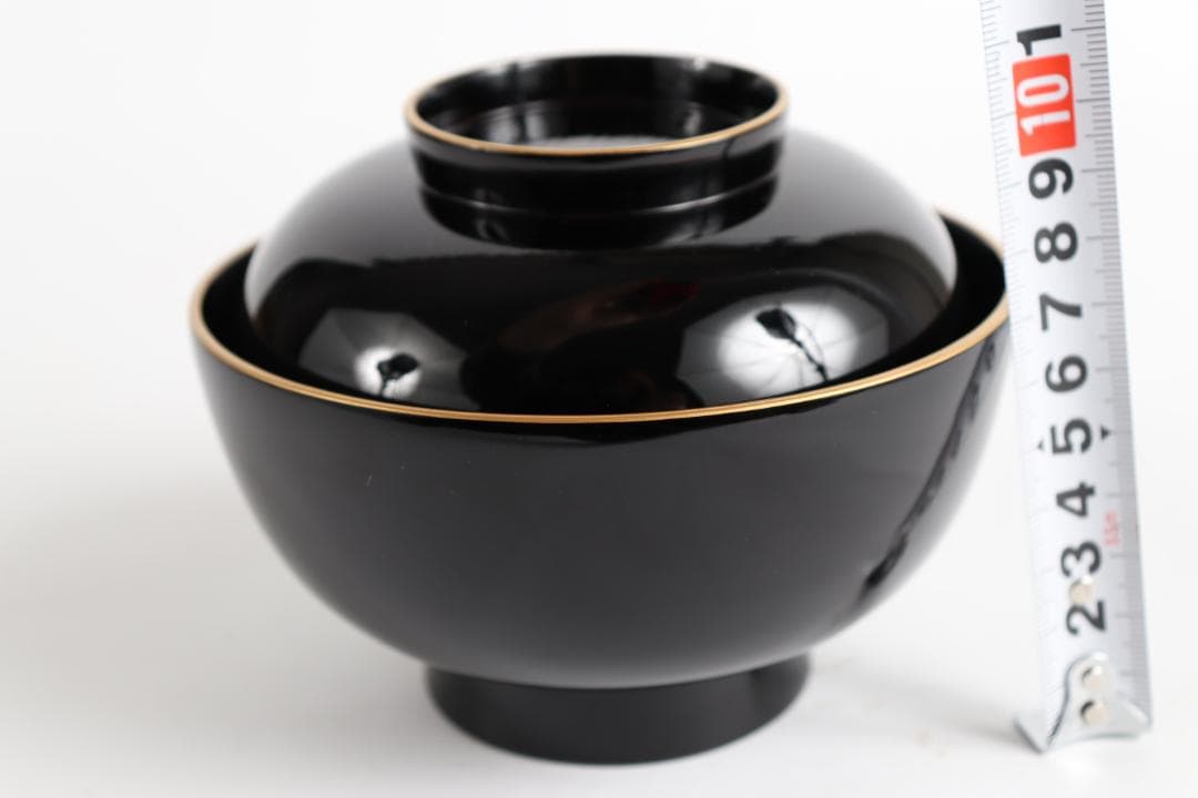 輪島塗 草花絵替 図替 蒔絵 煮物椀 五客 浅己　浅見②