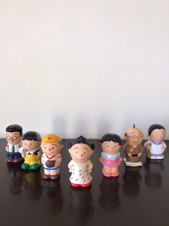 サザエさん 貯金箱 フィギュア 一家(7体)
