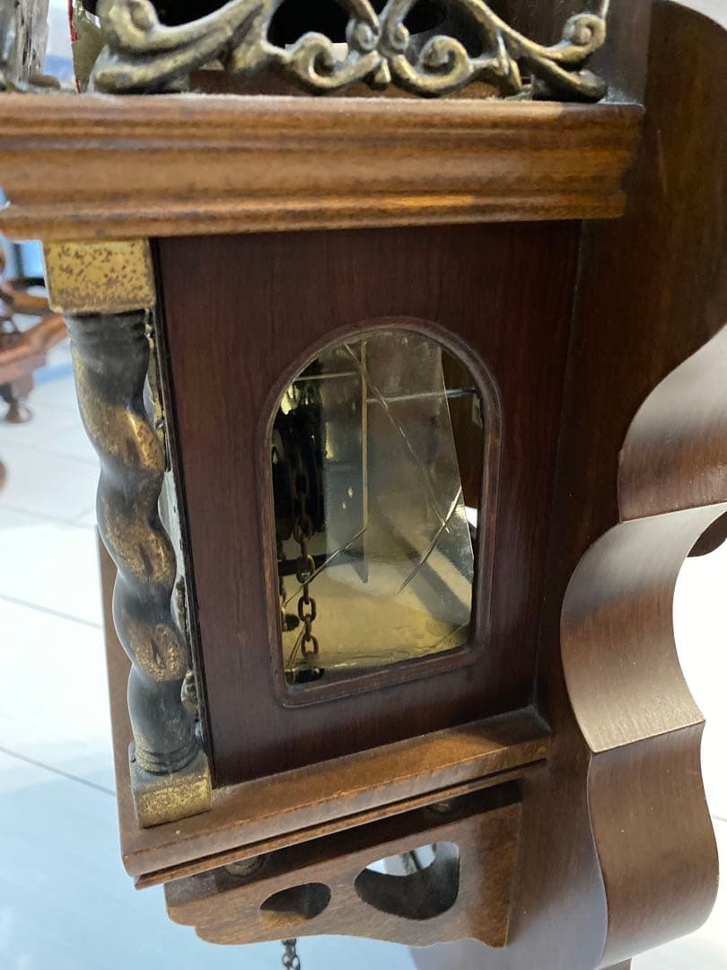 掛け時計　オランダ　Warmink社　ザーンセ時計　アンティーク