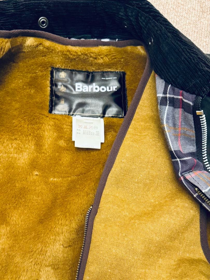【英国製】Barbour ビデイルSL 42サイズ 黒 ライナー付