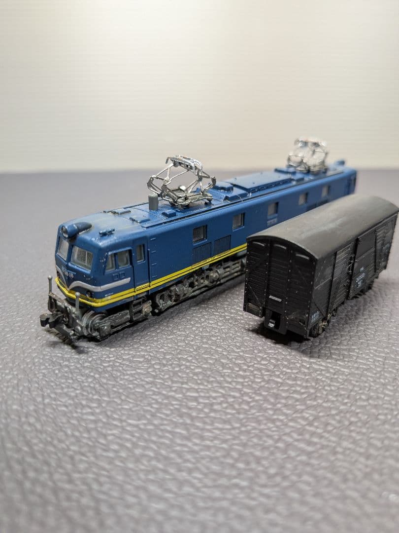 No.62鉄道Nゲージジオラマ車両、漁船、バス等付き